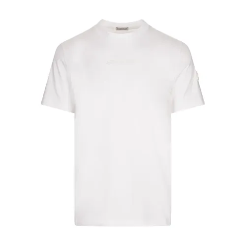 Moncler - Tops > T-Shirts - White - Moncler - Modalova