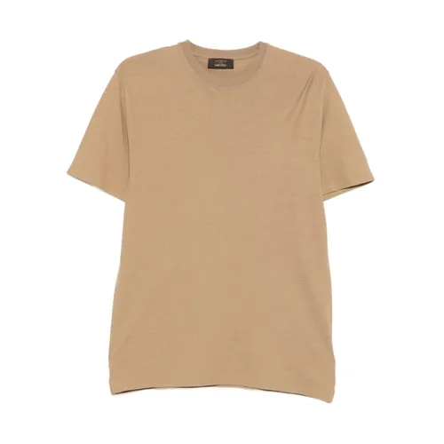 Zanone - Tops > T-Shirts - Beige - Zanone - Modalova