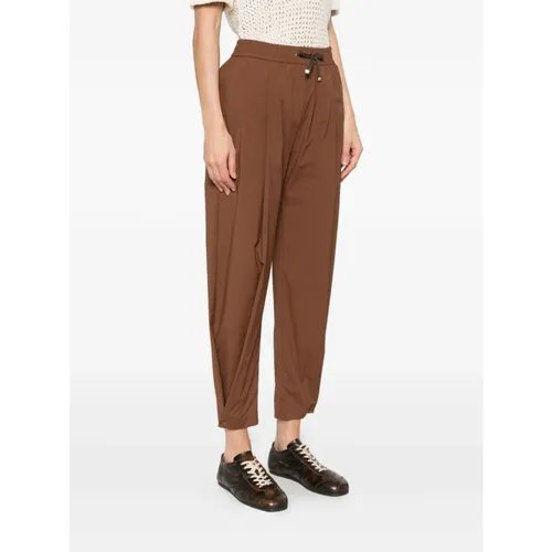 Trousers > Cropped Trousers - - Herno - Modalova
