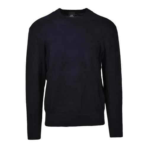 Knitwear > Round-neck Knitwear - - Armani Exchange - Modalova