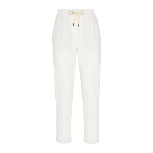 Trousers > Slim-fit Trousers - - Brunello Cucinelli - Modalova