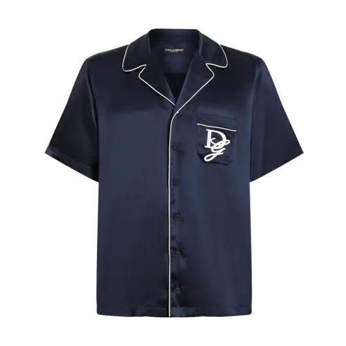 Shirts > Short Sleeve Shirts - - Dolce & Gabbana - Modalova