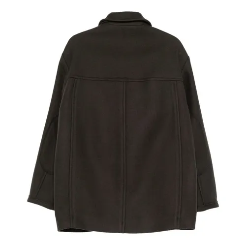 Coats > Single-Breasted Coats - - Ami Paris - Modalova