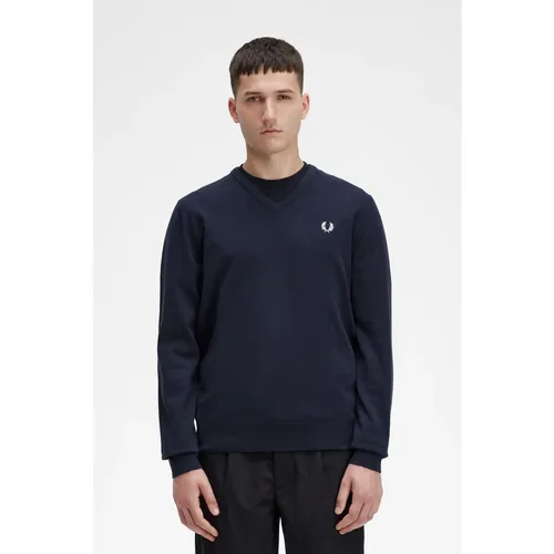 Knitwear > V-neck Knitwear - - Fred Perry - Modalova