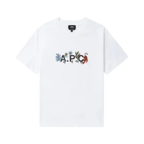A.p.c. - Tops > T-Shirts - White - A.p.c. - Modalova