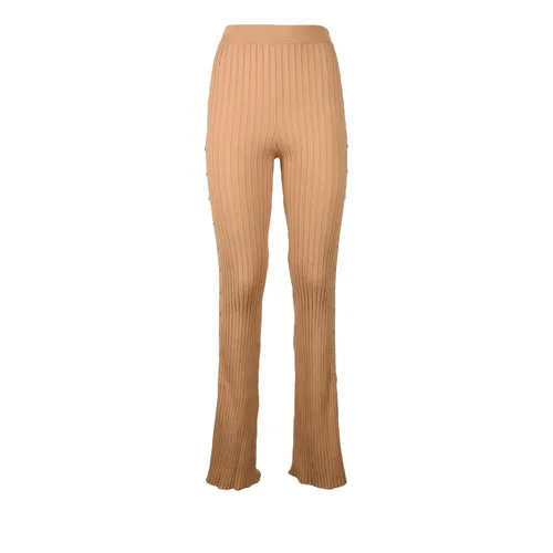 Trousers > Wide Trousers - - Elisabetta Franchi - Modalova