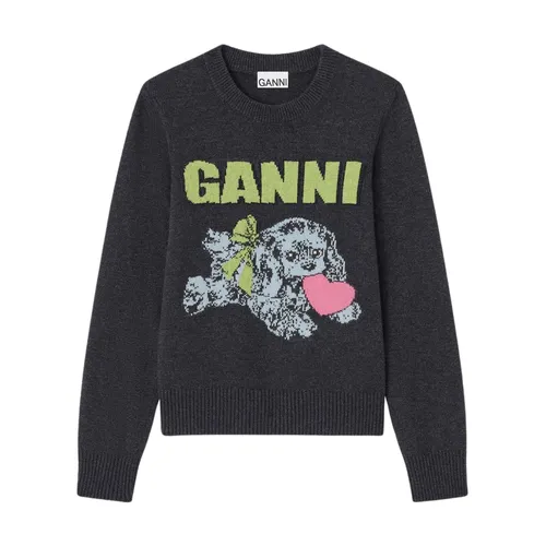 Knitwear > Round-neck Knitwear - - Ganni - Modalova