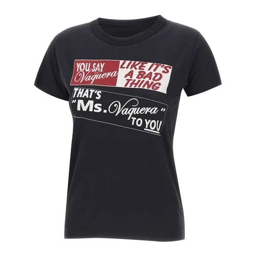 Vaquera - Tops > T-Shirts - Black - Vaquera - Modalova