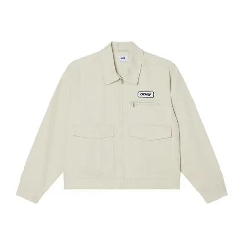 Jackets > Light Jackets - - Obey - Modalova