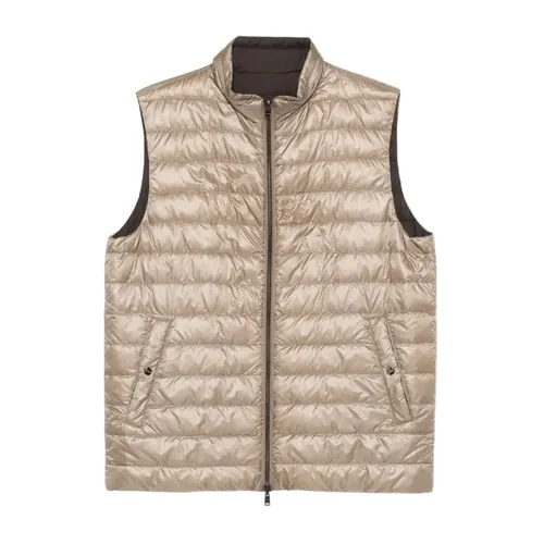 Herno - Jackets > Vests - Beige - Herno - Modalova