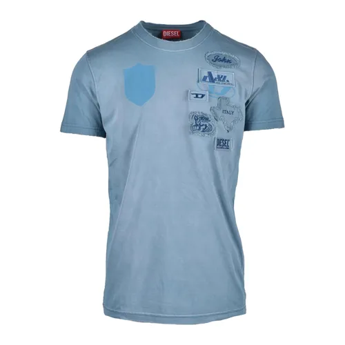 Diesel - Tops > T-Shirts - Blue - Diesel - Modalova