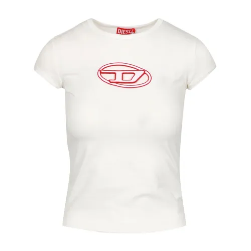 Diesel - Tops > T-Shirts - White - Diesel - Modalova
