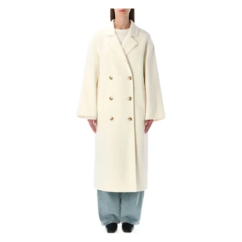 Coats > Double-Breasted Coats - - Loulou Studio - Modalova