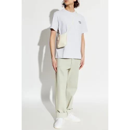 A.p.c. - Tops > T-Shirts - Gray - A.p.c. - Modalova