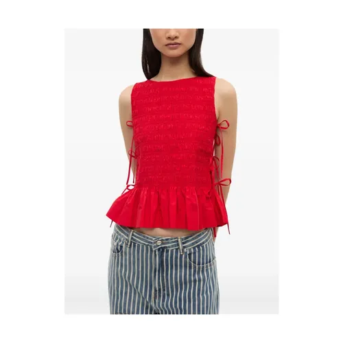Tops > Sleeveless Tops - - Ganni - Modalova