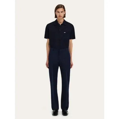 Trousers > Wide Trousers - - Ferragamo - Modalova