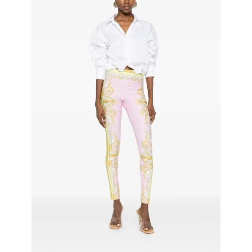 Trousers > Leggings - - Versace - Modalova