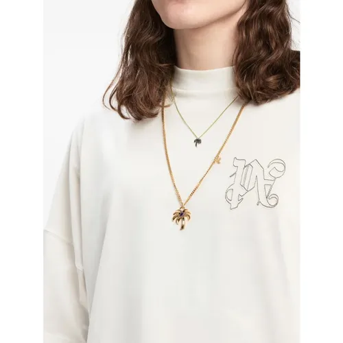 Tops > T-Shirts - - Palm Angels - Modalova
