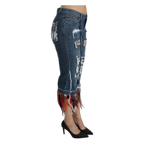 Jeans > Cropped Jeans - - Dolce & Gabbana - Modalova