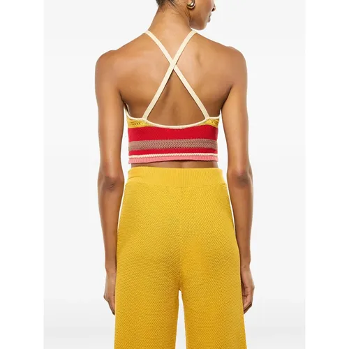 Tops > Sleeveless Tops - - Laneus - Modalova