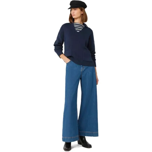 Knitwear > V-neck Knitwear - - Weekend Max Mara - Modalova