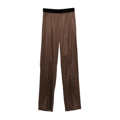 Trousers > Wide Trousers - - Tom Ford - Modalova