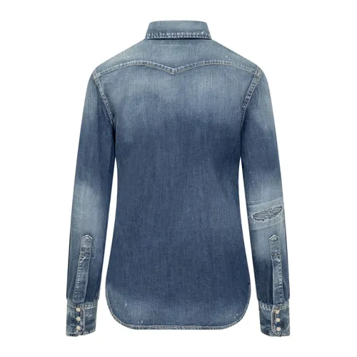 Blouses & Shirts > Denim Shirts - - Dsquared2 - Modalova