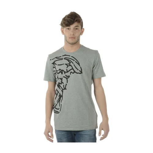 Versace - Tops > T-Shirts - Gray - Versace - Modalova