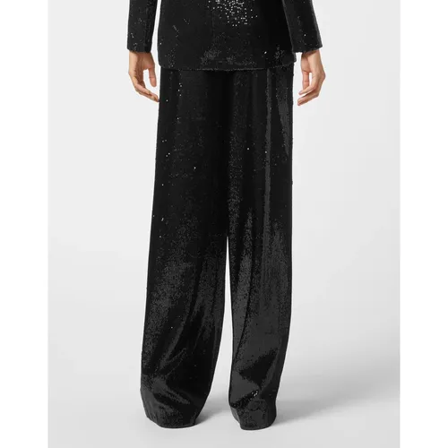 Trousers > Wide Trousers - - Philipp Plein - Modalova