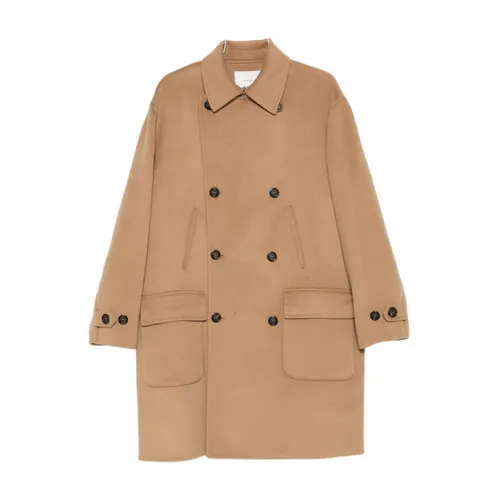 Coats > Double-Breasted Coats - - Paolo Pecora - Modalova