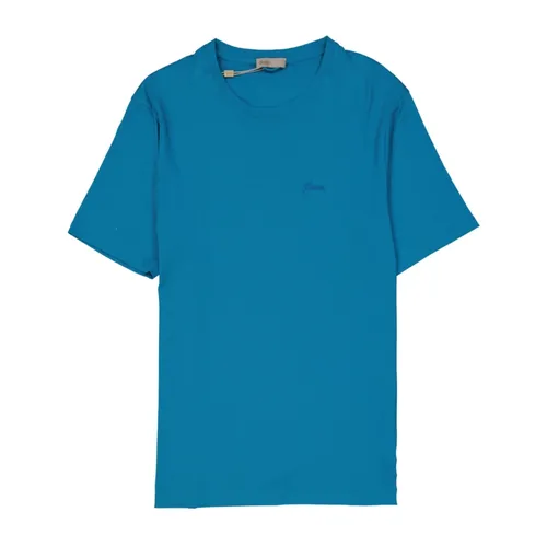 Herno - Tops > T-Shirts - Blue - Herno - Modalova
