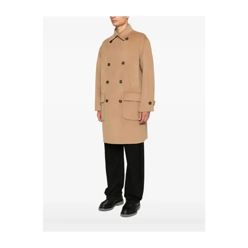 Coats > Double-Breasted Coats - - Paolo Pecora - Modalova