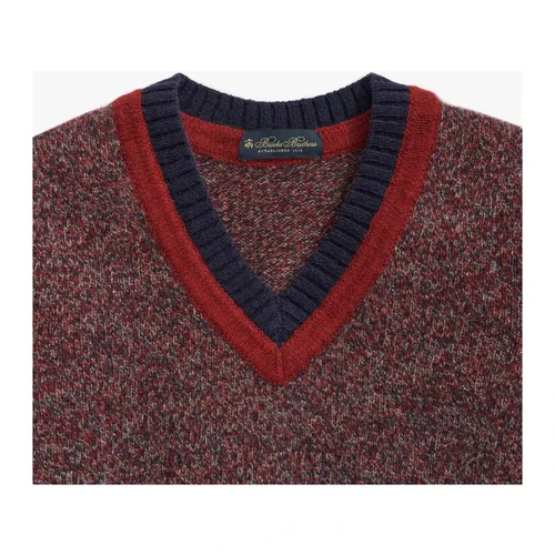 Knitwear > V-neck Knitwear - - Brooks Brothers - Modalova