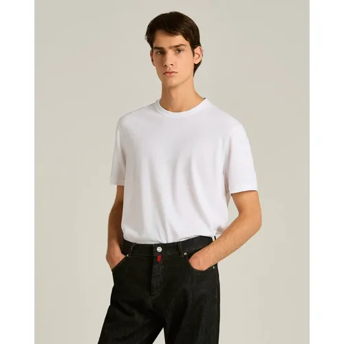 Kiton - Tops > T-Shirts - White - Kiton - Modalova