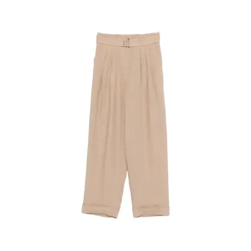 Trousers > Cropped Trousers - - Panicale - Modalova