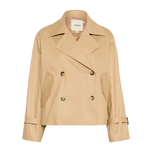 Coats > Trench Coats - - Soaked in Luxury - Modalova