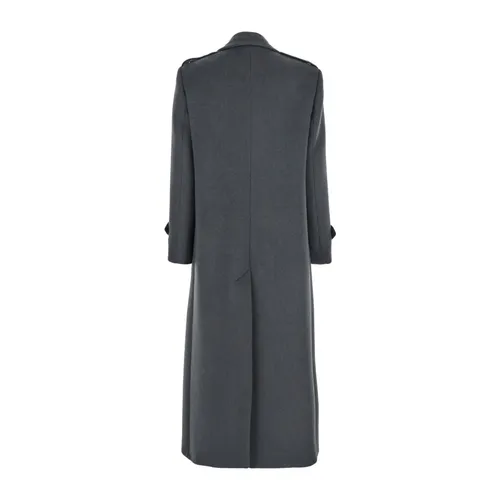 Coats > Double-Breasted Coats - - Plain - Modalova
