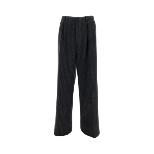Trousers > Wide Trousers - - Durazzi Milano - Modalova