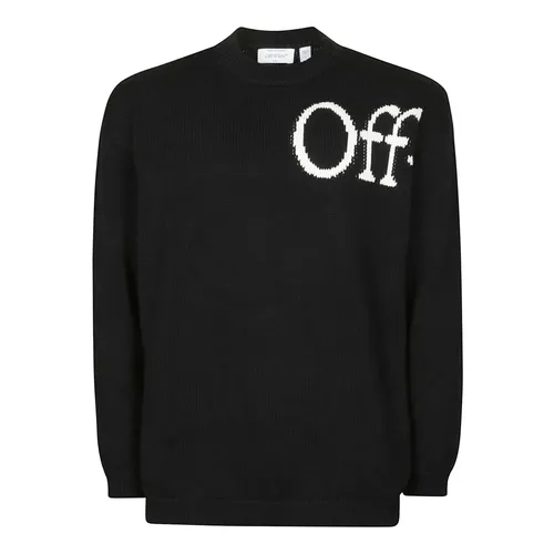 Knitwear > Round-neck Knitwear - - Off White - Modalova