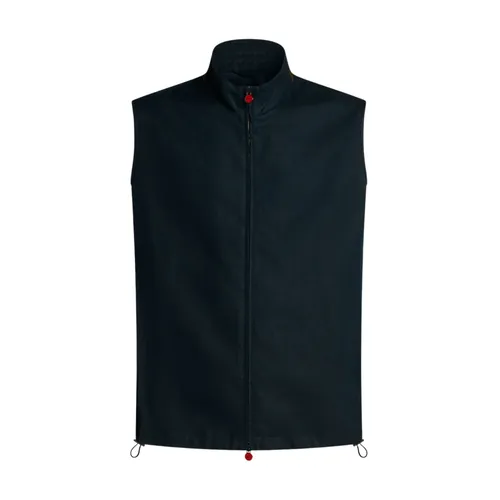 Kiton - Jackets > Vests - Blue - Kiton - Modalova