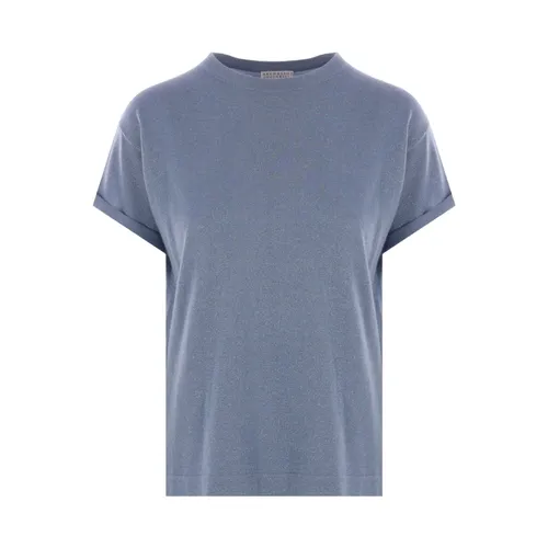 Tops > T-Shirts - - Brunello Cucinelli - Modalova