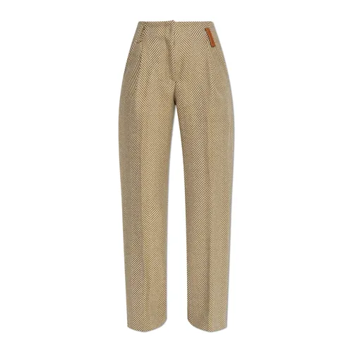 Trousers > Straight Trousers - - Forte Forte - Modalova