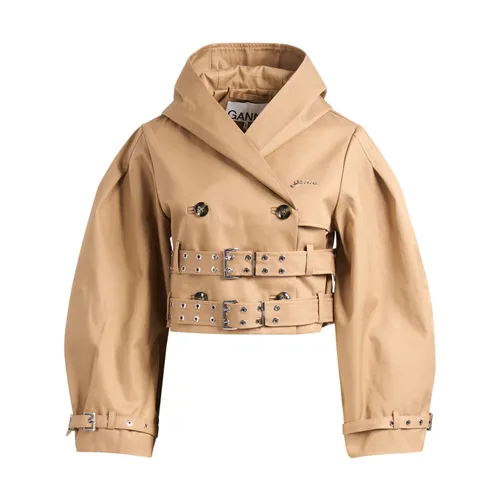 Coats > Trench Coats - - Ganni - Modalova