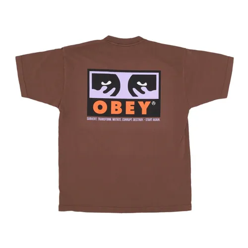 Obey - Tops > T-Shirts - Brown - Obey - Modalova