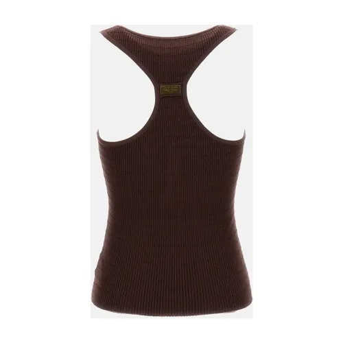 Tops > Sleeveless Tops - - Elisabetta Franchi - Modalova