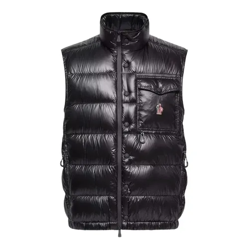 Moncler - Jackets > Vests - Black - Moncler - Modalova