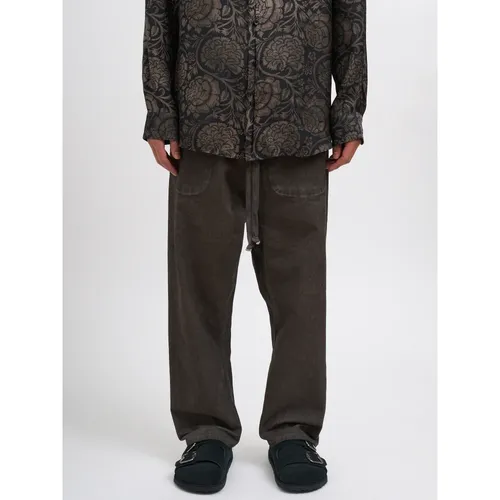 Trousers > Straight Trousers - - UMA Wang - Modalova