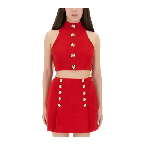 Tops > Sleeveless Tops - - Balmain - Modalova