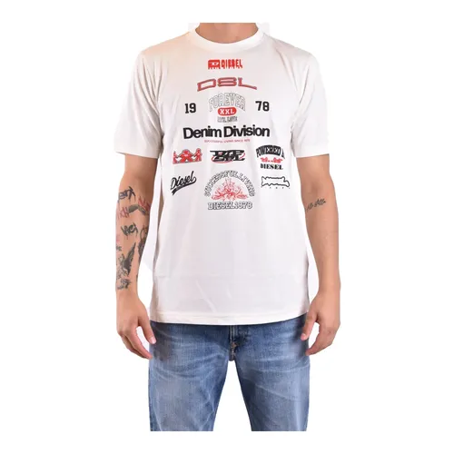 Diesel - Tops > T-Shirts - White - Diesel - Modalova