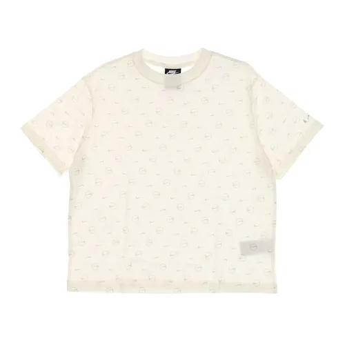 Nike - Tops > T-Shirts - Beige - Nike - Modalova